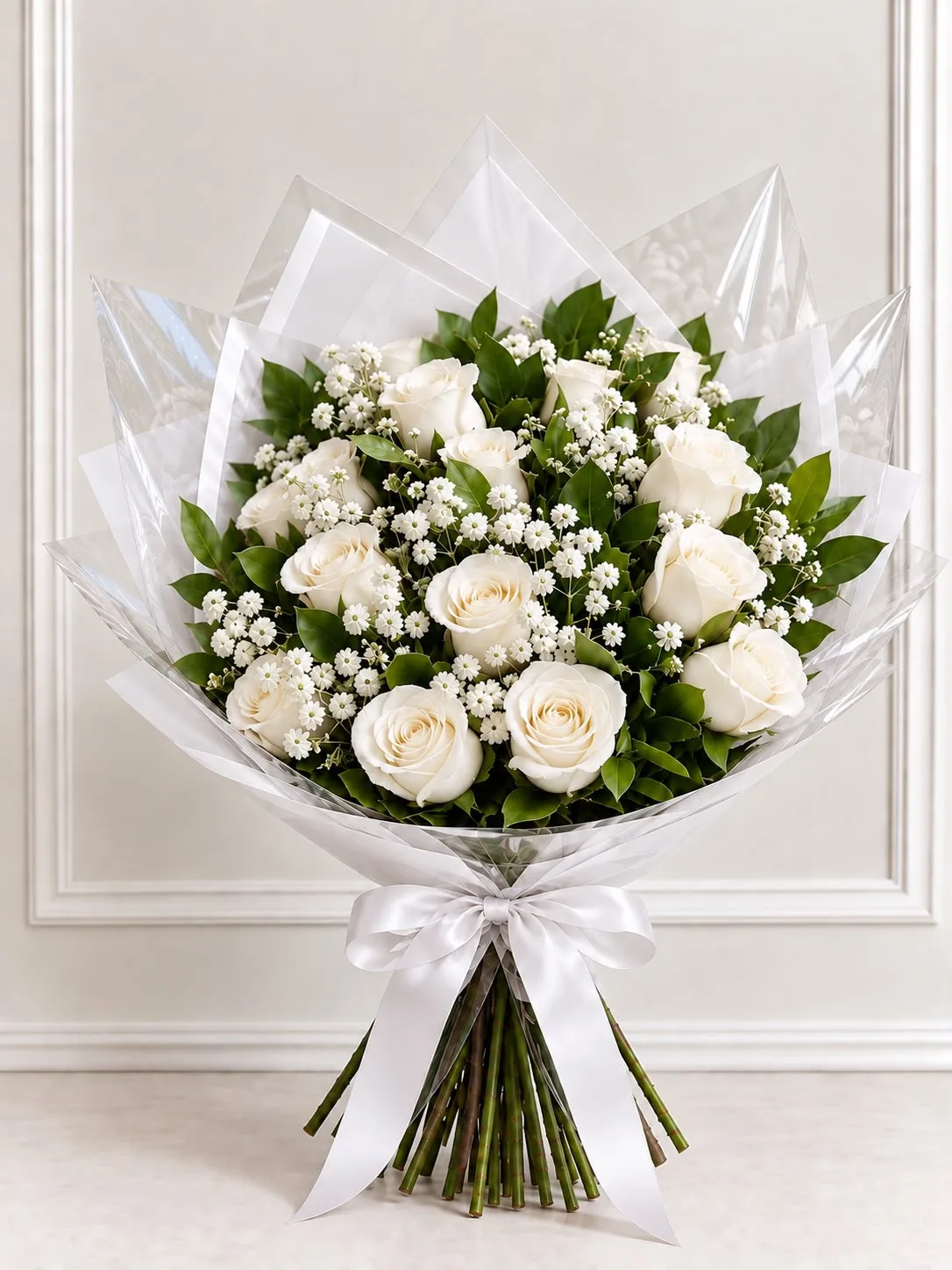 15 Rosas Brancas